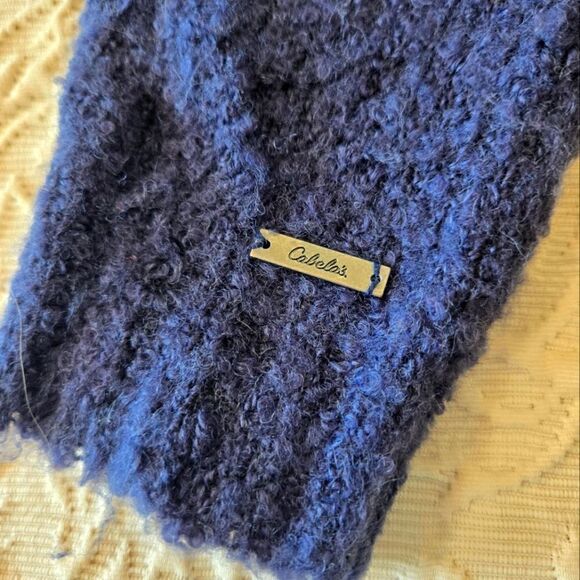 Cabela's Shawl Collar Boulce Sweater Blue Size Small - Picture 9 of 9